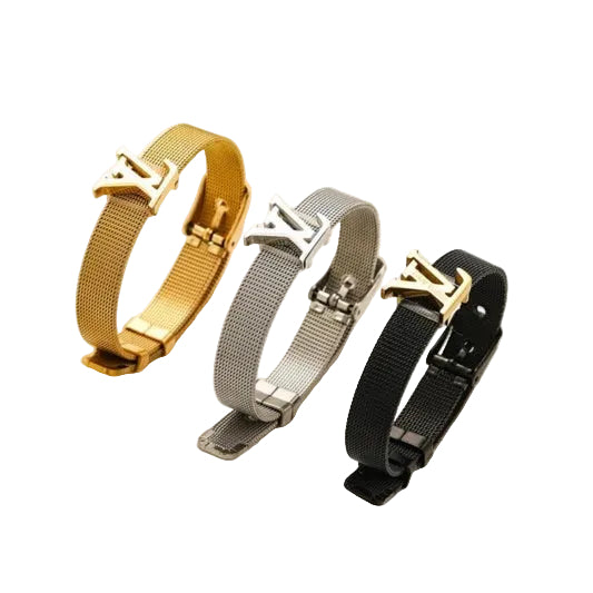 Luxury Monogram Mesh Bracelet
